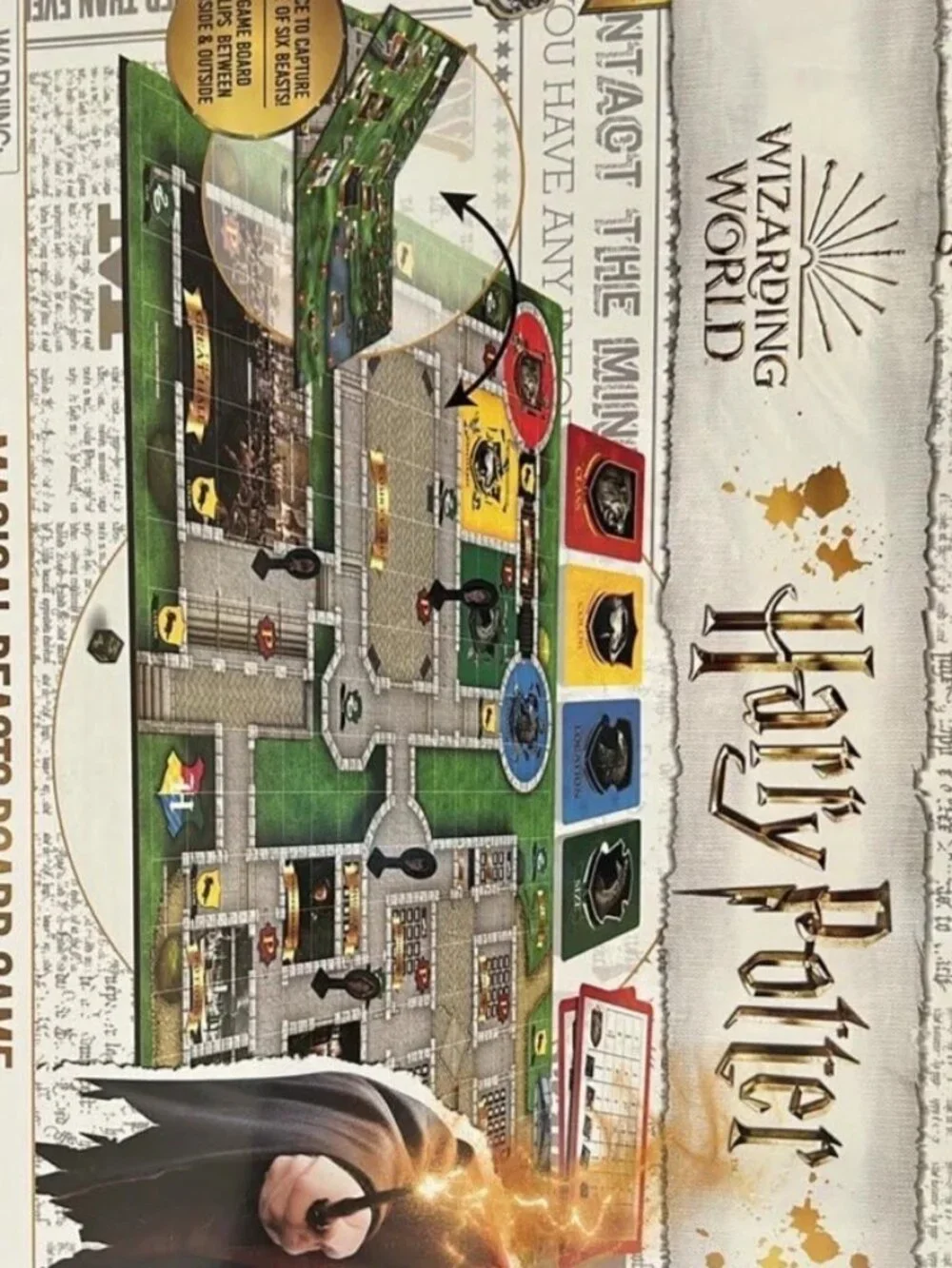 WIZARDING WORLD OF HARRY POTTER MAGICAL BEASTS BOARD GAME (RETIRED) BRAND NEW /